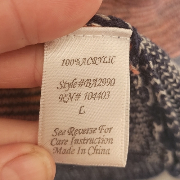 Blu Pepper Southwest Boho Cardigan Size Large - Picture 10 of 13